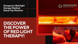 Unlocking the Healing Power of Light with Zenapura's Medical Grade Red Light Therapy Stand-Up Machine - Zenapura