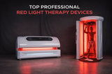 professional red light therapy devices, Top commercial red light therapy devices featuring professional-grade horizontal bed and vertical booth systems