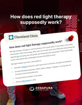 How Does Red Light Therapy Supposedly Work? Zenapura