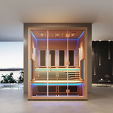 Infrared Sauna with Foot Heat and Smartphone Control