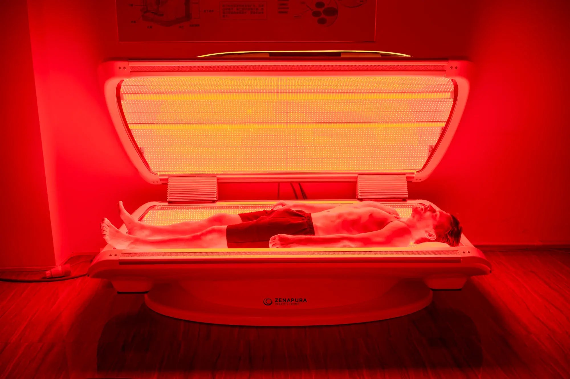 MaxiLUX Red Light Therapy Bed - Zenapura